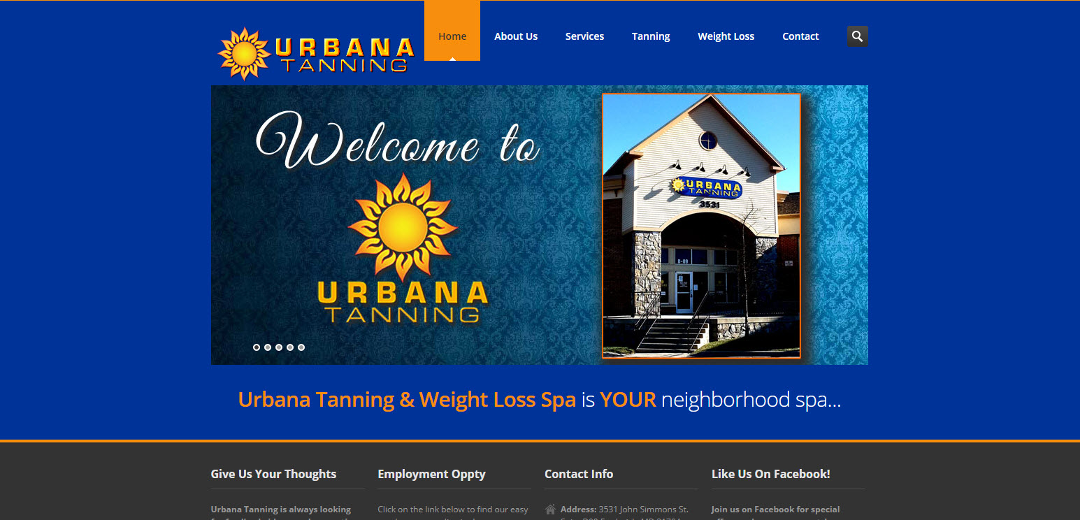 montana web design tanning salon and spa health