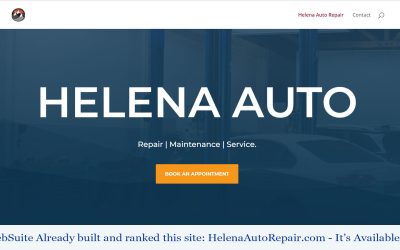 Helena Website Design for Automotive Services